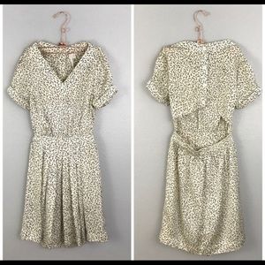 Anthropology mini heart cut-out dress